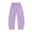 Purple, variant on UACY Girls Boys Curved Wide Leg Cargo Pants Elastic High Waist Loose Fit Sweatpants Baggy Balloon Leg Trousers Fall Winter Bottoms (White, 5-6 Years)