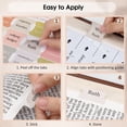 thumbnail image 5 of FINPAC Bible Index Tabs, Bible Old and New Testament Tabs, 75 Tabs Including 66 Named & 9 Blank Tabs, Laminated Bible Chapter Tabs for Women Men Book Study Journaling, 5 of 8
