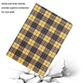 thumbnail image 2 of Mantto for Lenovo Tab P11 11" TB-J606F TB-J606X Case Shockproof TPU Back Shell Grid Pattern Leather Flip Stand Case Full Body Protection Cover, Yellow, 2 of 8