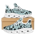 thumbnail image 1 of Zapatos casuales de plataforma ligeros para mujer, zapatillas antideslizantes de verano con estampado de fórmula matemática, zapatos de malla transpirables, 1 of 6