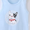 thumbnail image 4 of Fengactive Unisex Baby Sleeveless Tank Triangle Bodysuit Cute Print Soft Cotton Round Neck Snap Crotch Summer Infant Romper Onesie, 4 of 5