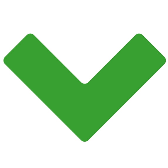 LiteMark 6 Inch Yellow Green Angle Decal Stickers for Floors and Walls - Pack of 20