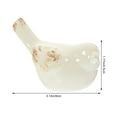 thumbnail image 5 of Hieromout Set of 2 Ceramic Bird Figurines Abstract Sculptures Modern Home Tabletop Decor Ornaments, 5 of 10
