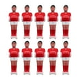 thumbnail image 1 of Siruishop Ensemble de 10 Pcs de Baby-Foot pour Hommes Ensemble de Soccer Table Mini Poupée Table Soccer Hommes Rouge Blanc, 1 of 8