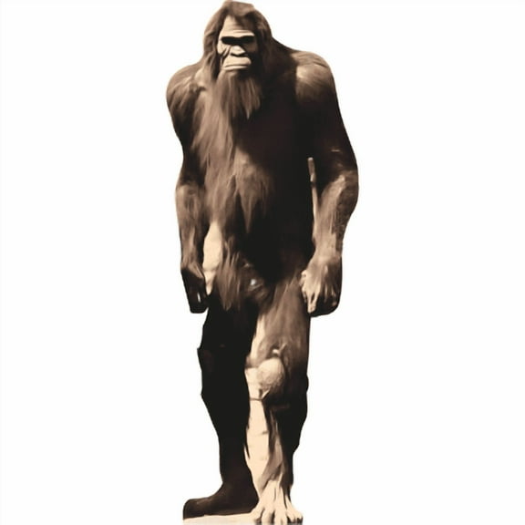 SP13109 Bigfoot Big Foot Real Photo Cardboard Cutout Standee Standup