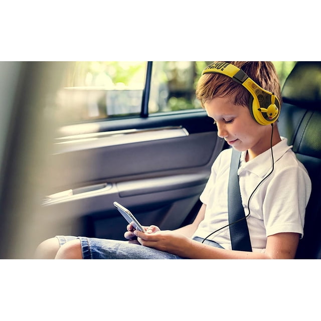 Auriculares eKids Pokemon Pikachu para niños diadema ajustable sonido estéreo 3.5 mm