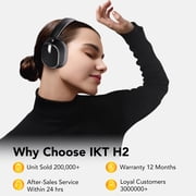 -53dB Hybrid Active Noise Cancellation Bluetooth Headphones 5.4, Transparent Modes, 50H Playtime with LED Display, Deep Bass, Clear Call, Comfort Fit Over Ear Headphones for Travel Office PC Black