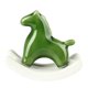 thumbnail image 1 of Ceramic Rocking Horse Statue for Home, Modern Art Sculpture for Table Shelf Decor, Aesthetic Figurine Desktop Ornament,A, 1 of 5