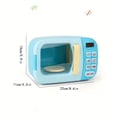thumbnail image 5 of Kitchen Electric Microwave Toy, Rotation Simulation Small Appliance Timing Fun Play House Cooking Interactive Toy Gifts (Without Battery), 5 of 5