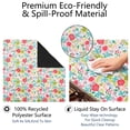 thumbnail image 4 of Extra Large Floral Rubber Mahjong Playing Mat, 31.5x31.5 Inch Anti-Skid Bottom Provides Stability and Noise Dampening for Tiles, Cards and Board Games, 4 of 7