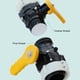 thumbnail image 5 of Speravity Válvula de riego de agua de lluvia con diámetro de expansor eficiente, drenaje de flujos de agua con tuerca de 90 grados Herramientas eléctricas, 5 of 6