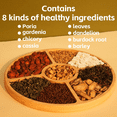 thumbnail image 5 of Chicory And Gardenia Tea Bags, Kidney and Liver Tea, chicory root Chinese tea With Tuckaho, Gardenia, Chicory, Cassia Seed, Mulberry Leaf, Dandelion, Burdock root, Barley 30 Bags, 5 of 5