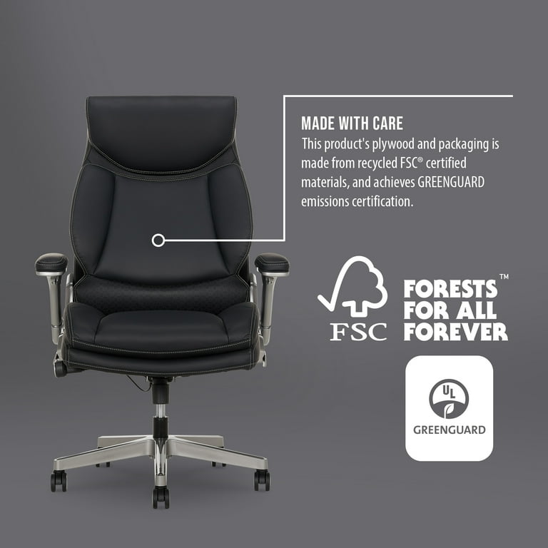 Shaq Tarvos Premium Ergonomic Big & Tall Office Chair, PureSoft