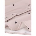 thumbnail image 6 of MODA NOVA Junior's Heart Polka Dots Button Notched Lapel V Neck Shirt  Pink S, 6 of 6