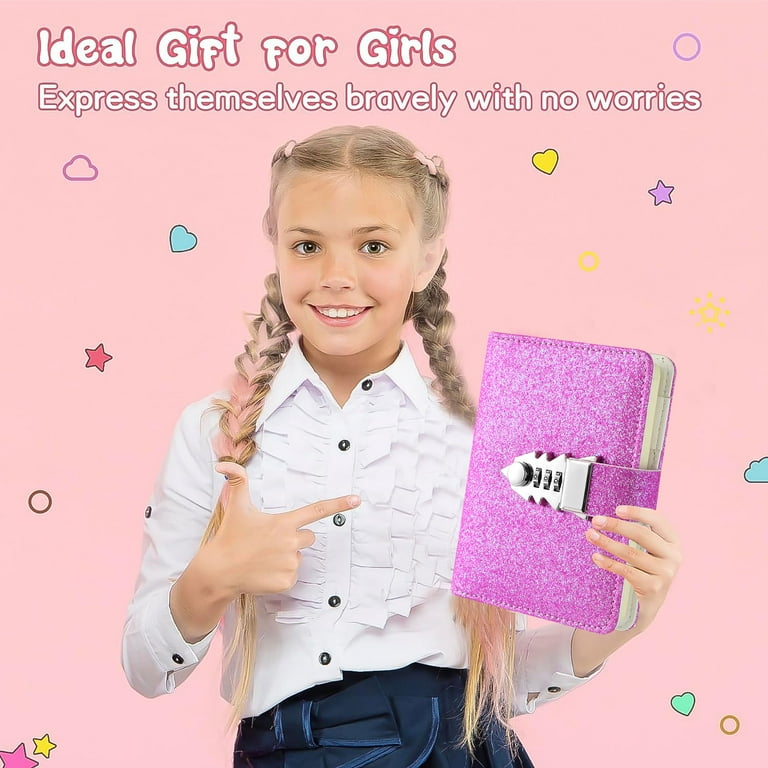 Diary with Lock, A7 Notebook Secret Diary, Password Locked