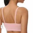 thumbnail image 6 of Wirefree Sports Bra for Women - Adjustable Spaghetti Strap Sports Bras for Women - Scoop Neck Wireless Padded Yoga Workout Crop Top, Size S-2XL, 6 of 7