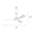 thumbnail image 5 of Kichler Lighting - Ample - 3 Blade Ceiling Fan with Light Kit In Modern, 5 of 9