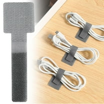 Velcro Cable Ties Self-Adhesive Power Cord and Data Cable Storage Black E,Cable Management Kit the Table 20 Pieces Adhesion: Adhesive Cable Support Reusable and Adjustable Tape Cable Clips