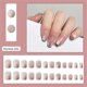thumbnail image 1 of 24 Pcs False Nail Art Decoration Set Finished Manicure Patch Press On Nails Nail, 1 of 5