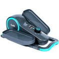 thumbnail image 1 of Cubii GO Aqua - Compact Whisper Quiet Under Desk Elliptical with LCD Monitor, Adjustable Resistance, Portable Design with Telescopic Handle & Wheels, 1 of 5