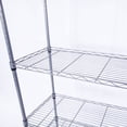 thumbnail image 6 of Veryke 5-Shelf Rectangle Storage Rack, Carbon Steel Metal Assembly Rack for Bedroom Living Room Office - Silver Gray, 6 of 8