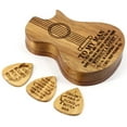 thumbnail image 2 of lionlar Guitar Pick Box Storage and Picks Plectrum Container for Boyfriend Lover Dad, 2 of 9
