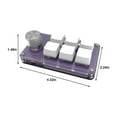 thumbnail image 3 of PPgejGEK Custom Small Keyboard Custom Small Keyboard Copy Paste Gaming Game Mini Mechanical Keyboard Holiday Deals, 3 of 6