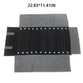 thumbnail image 4 of Billuyoard Bolsa de joyería de viaje, collar, colgante enrollable, soporte para pendientes, estuche de almacenamiento portátil, , horquilla, Almacenamiento y organización del hogar Negro, 4 of 6