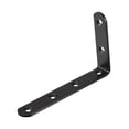 thumbnail image 5 of Uxcell L Shape 125x75x20mm Black Corner Brace Angle Bracket 2 Pack, 5 of 5