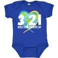 thumbnail image 3 of Inktastic 3 21 World Down Syndrome Day with Heart Shaped Earth Boys or Girls Baby Bodysuit, 3 of 5