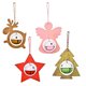 thumbnail image 2 of Gibobby Decoración de campanas colgantes de Navidad, diseño hueco de, artículos decorativos para el colgantes para árbol de Navidad (A), 2 of 5