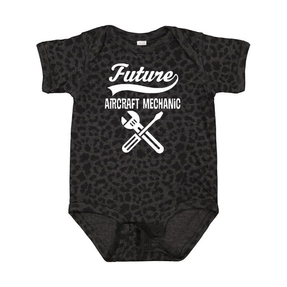 Inktastic Future Aircraft Mechanic Childs Occupation Boys Baby Bodysuit