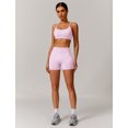 thumbnail image 6 of IDOPIP Womens Seamless Workout Sets Backless Sports Bra Top Scrunch Butt High Waist Gym Shorts 2 Piece Yoga Outfits, 6 of 6