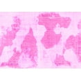 thumbnail image 1 of Ahgly Company Indoor Rectangle Abstract Pink Modern Area Rugs, 7' x 9', 1 of 4
