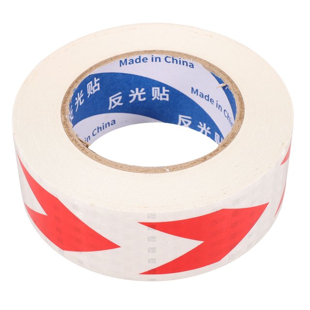 OUNONA Safety Indicator Warning Tape Reflective Safety Tape PVC Enhances Visibility for Ships 1 Roll