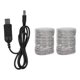 thumbnail image 5 of Removedores De Callos Eléctricos Para Pies, Removedores De Callos Para Pies Con Interruptor De Un Botón Rosa, Rotación De 360 ​​grados Con Regulador De Velocidad Para Hombres Y Mujeres EOTVIA Electric Feet Callus File, 5 of 8