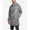 Grey - gray, variant on DKNY Mens Long Logo Hooded Jacket, Grey, Medium