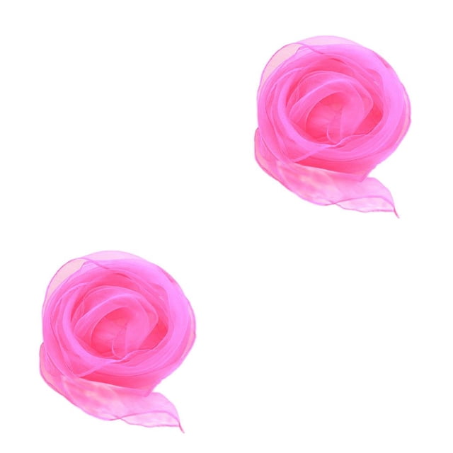 Sonducket Bufandas cuadradas Pañuelo de gasa Adornos para el cabello Accesorios sedosos Colorido Casual de moda para representaciones teatrales Negro Type2 NO2 Sonducket CBP320910