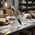 thumbnail image 5 of Permanent Oil-Based Marker with Refillable Broad Tip, Professional Waterproof Marker for Logistics Shipping and Heavy-Duty Office Labeling, 1ml Office & Craft & Stationery Stationery Supplies, 5 of 5