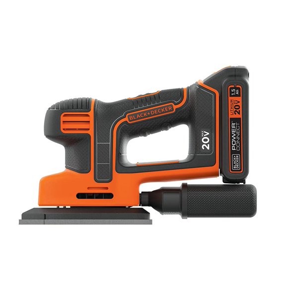 Lijadora de láminas BLACK+DECKER BDCMS20C 20 V MAX* con batería y cargador