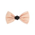 thumbnail image 3 of One Paw, Bowtie Slider for Dogs, Soft Fabric, Peach Color, 3 of 4