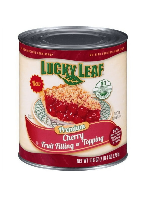 Lucky Leaf Premium Cherry Fruit Pie Filling Or Topping, 1-Pack 118 oz. #10 Can