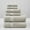 Taupe, variant on Modern Threads Bamboo Cotton Blend 6-Piece Bath Towel Set, White
