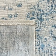 thumbnail image 4 of SAFAVIEH Courtyard Desi Medallion Indoor/Outdoor Runner Rug, Grey/Navy, 2'3" x 6'7", 4 of 8