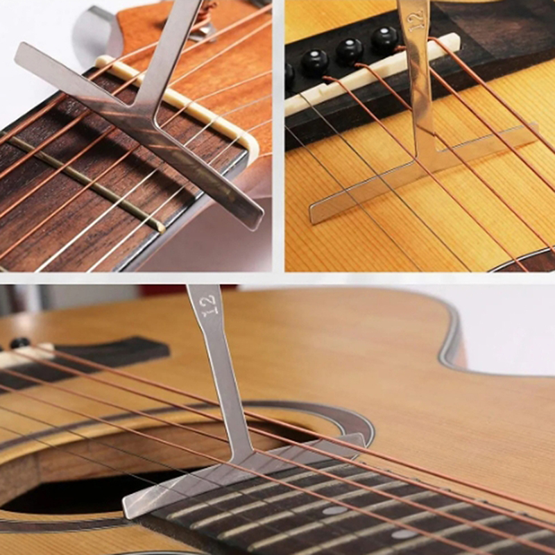 25pcs Guitar Tool Kit With Carry Bag Repair Maintenance Tools String Action Ruler Luthier File Guitar Bridge Pins Guitar Ukulele