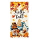 thumbnail image 1 of Fondo de tela de poliéster para puerta con diseño de castillo de calabaza de Acción de Gracias, decoración de 35,43 x 70,87 pulgadas, para colgar en la puerta, decoración festiva de temporada para la, 1 of 7
