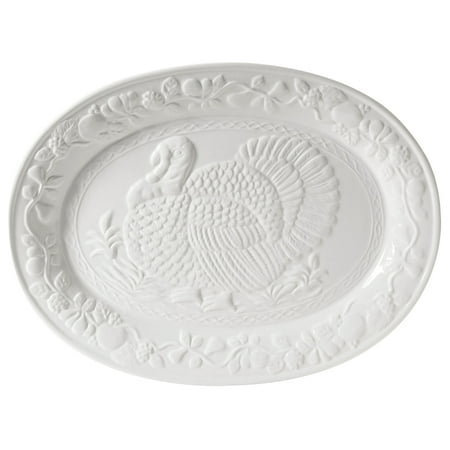Daisy Oval Platter - Gibson Home Turkey 18.75