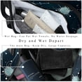 thumbnail image 4 of Constellation Yoga Bag Carry on Gym Luggage Sports Bag, Size 17.7 Inches with Interior Zipper Pocket - Large Capacity for Various Scenarios, 4 of 6