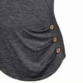 thumbnail image 3 of zttd summer maternity tank top for breastfeeding moms sleeveless solid color round neck button suitable for summer blouse, 3 of 5