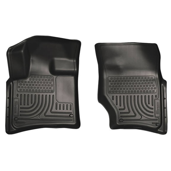 Husky Liners 15441 Weatherbeater Floor Mats Fit 2007-2015 Audi Q7 - Front - Black - 2 Pc